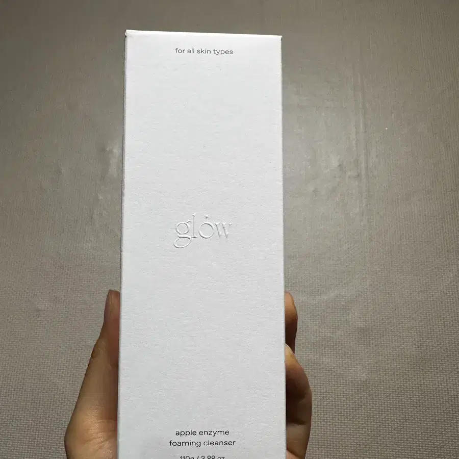 글로우 사과 효소 클렌징 폼