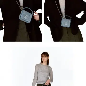 필인더블랭크 Vintage Denim Micro Bag 미니백 크로스백 | 크로스백 