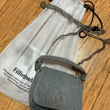필인더블랭크 Vintage Denim Micro Bag 미니백 크로스백 | 크로스백 