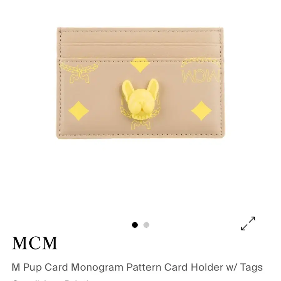 MCM M Pup 카드지갑