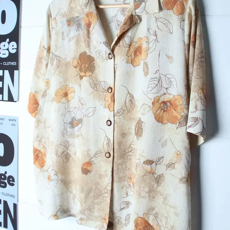 W(XL-2XL) 브랜드빈티지 반팔 카라 티셔츠 90S-H37082