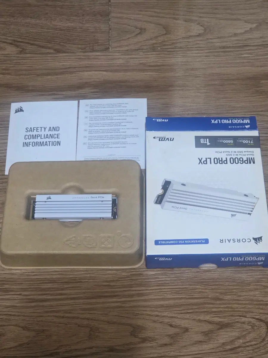 ssd m.2 1t 화이트커세어 MP600 PRO LPX