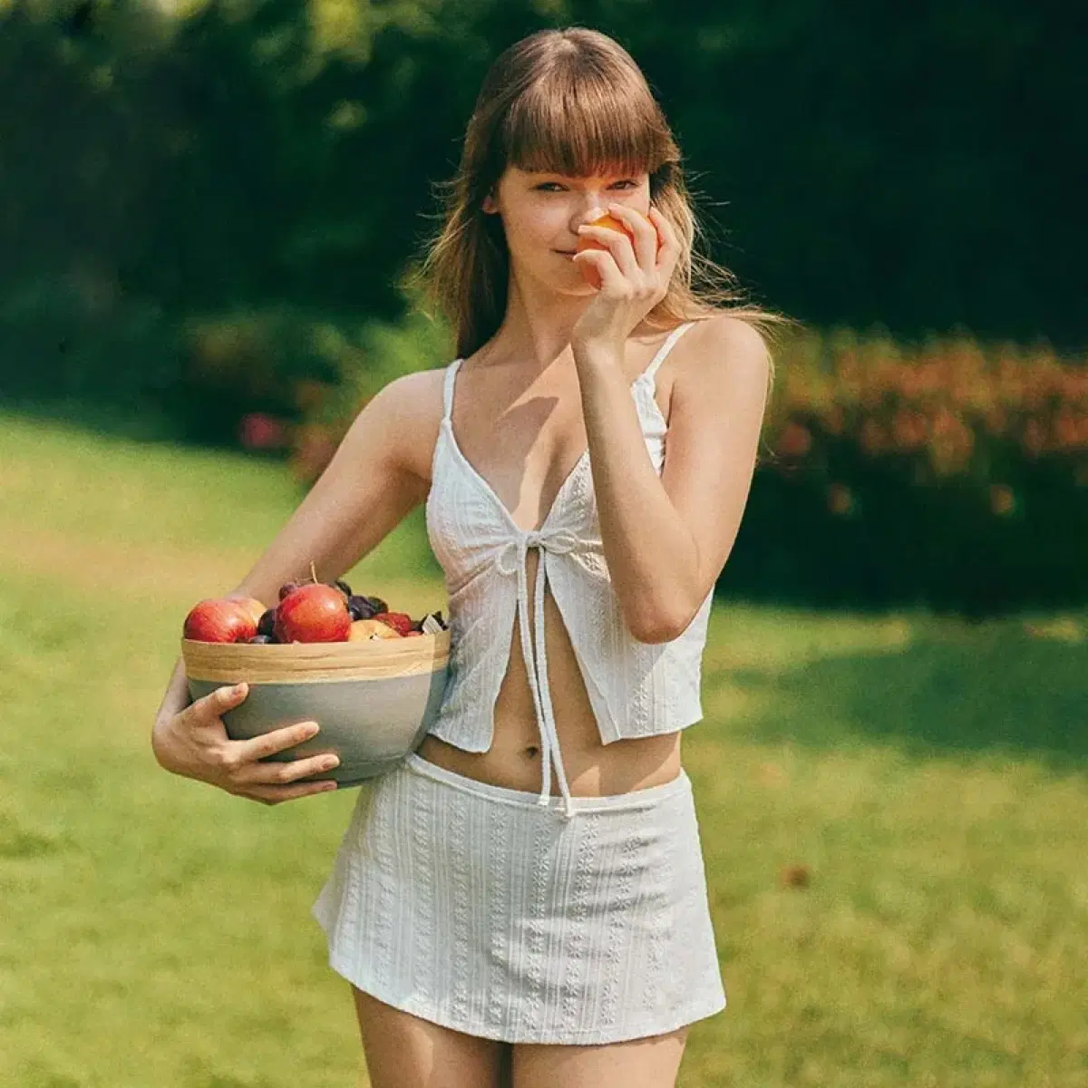 오프닝 수영복 25 Kylie Tankini Set - White