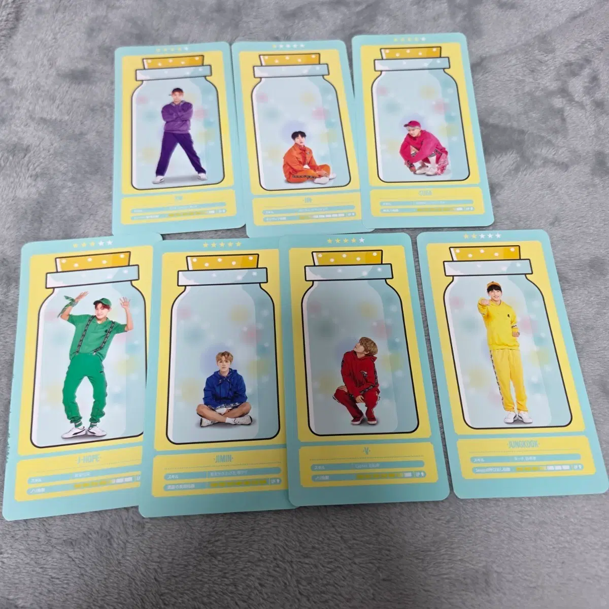 7장 일괄 머스터 4기 일본 클라우드 포카 방탄 bts