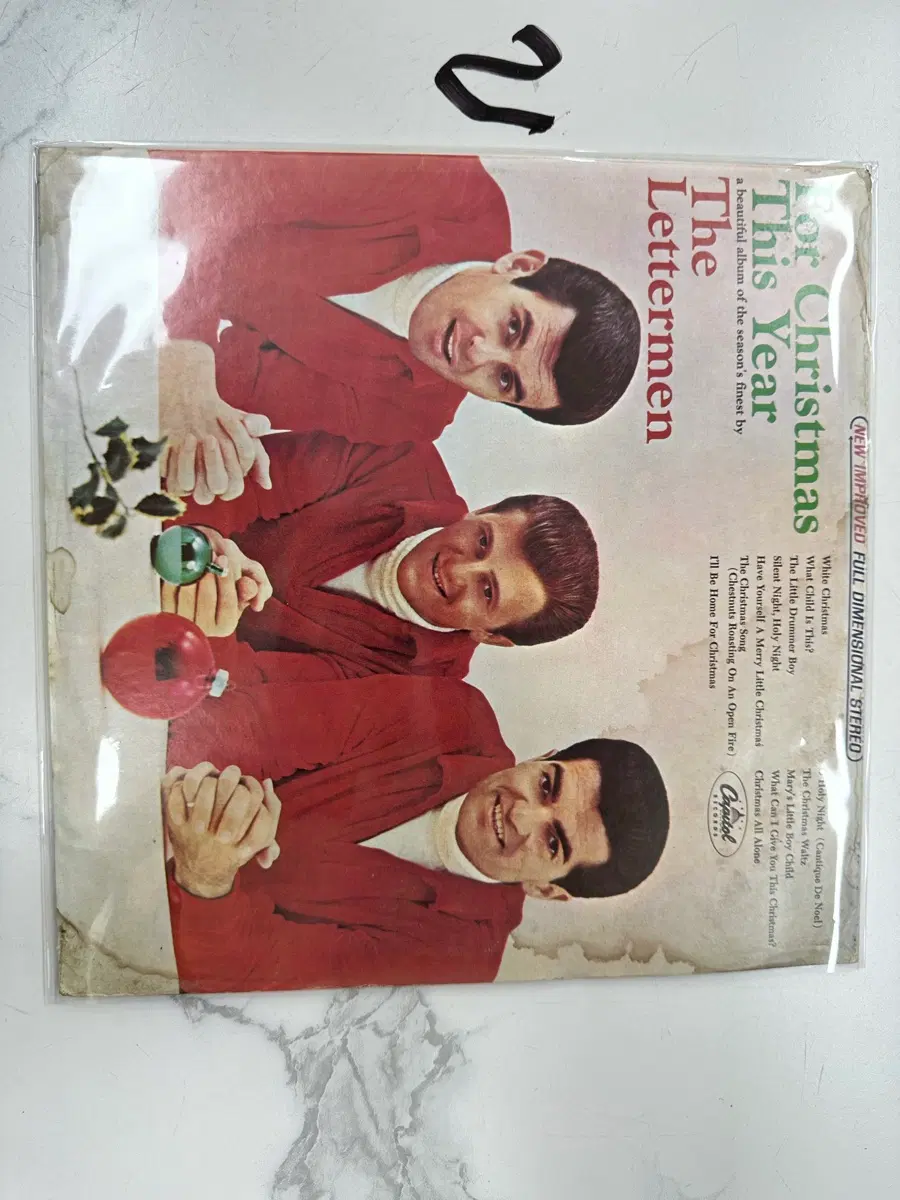 레터맨 크리스마스 캐롤 The Lettermen 성탄 명반 LP 바이닐 팝니다