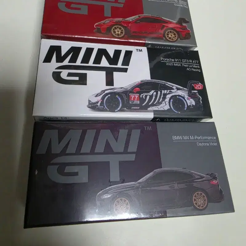 3종 일괄 미니지티 포르쉐 911 GT3 / BMW M4 M-Performance