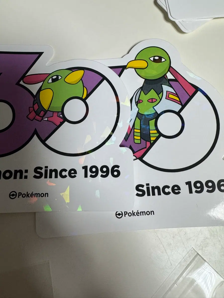 포켓몬 30주년 로고 스티커 네이티 네이티오 세트