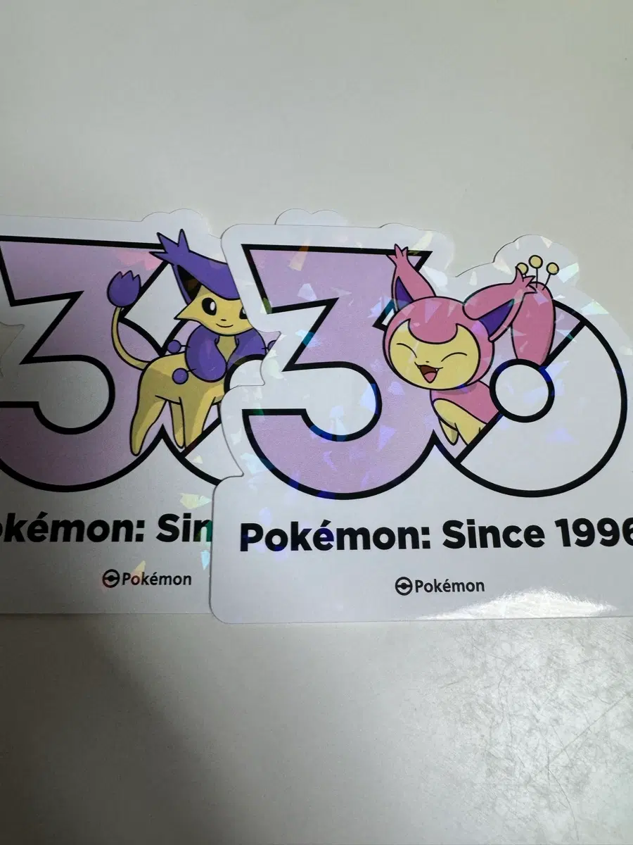 포켓몬 30주년 로고 스티커 에나비 델케티 세트
