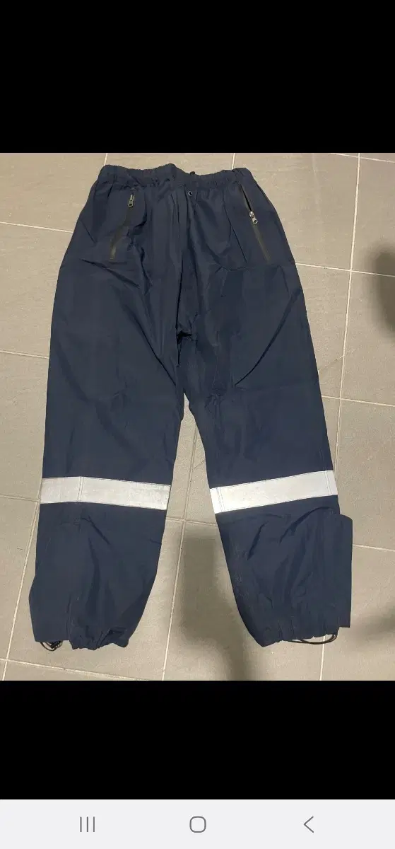 100호)우비 바지 네이비