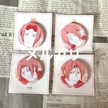 Free! 마츠오카 린 캔뱃지 Hopeful Birthday