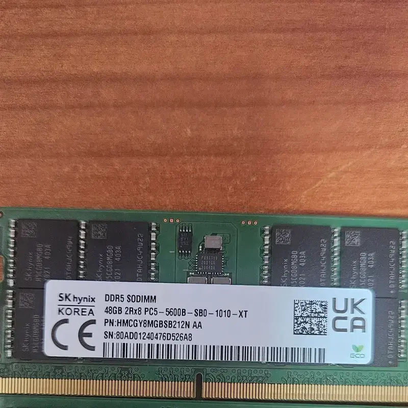 SK하이닉스 노트북용 DDR5 SODIMM 5600 48GB
