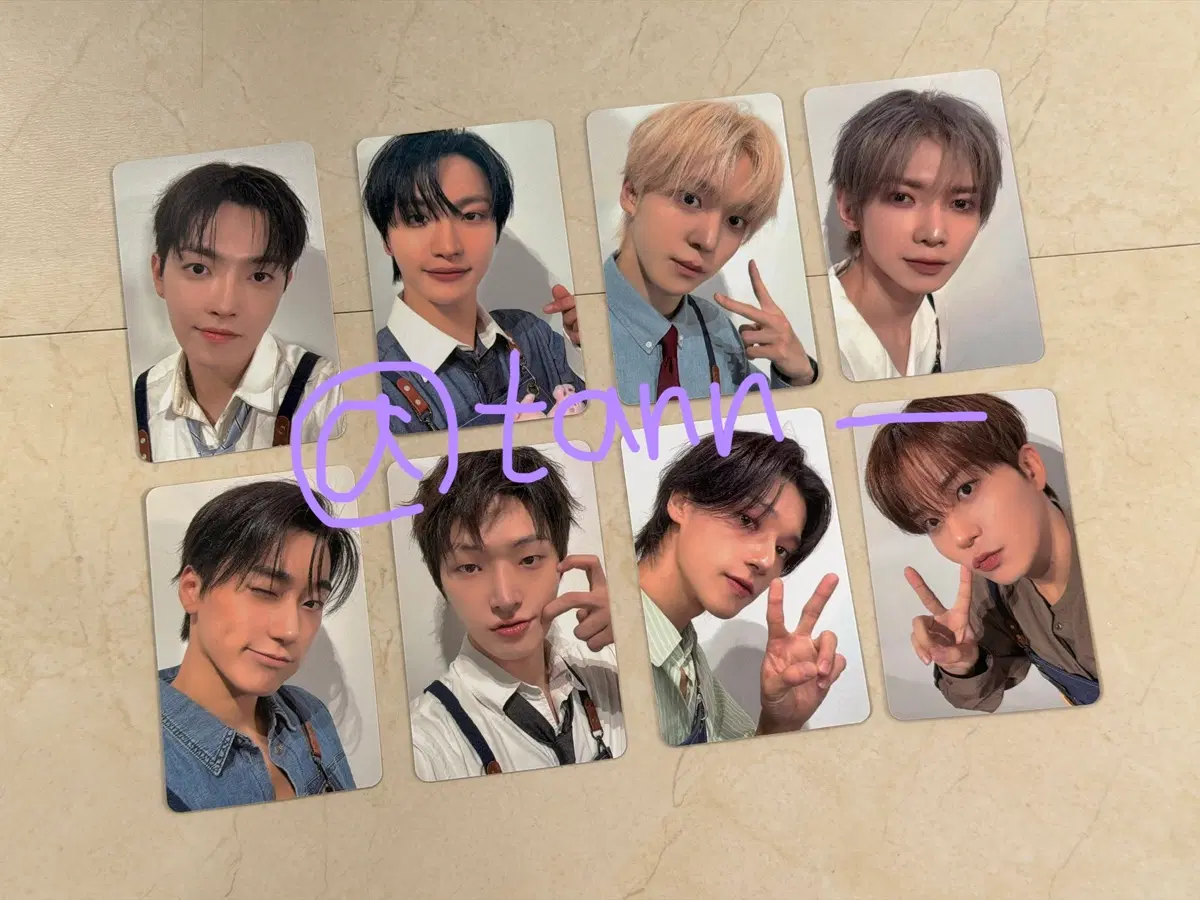 에이티즈 주리스타 양면 포카
