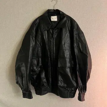 FREAK'S STORE 인조 가죽 블루종 M 사이즈