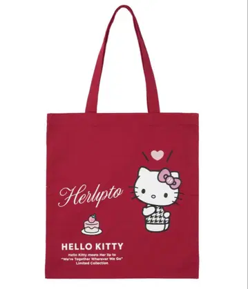 HLT x Hello Kitty 토트 백 (Tin) 토트 키티