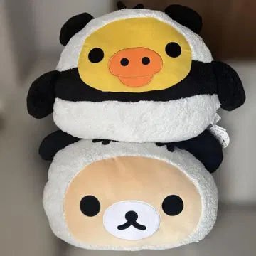 새상품 코리락쿠마 키이로이토리 봉제 인형 쿠션
