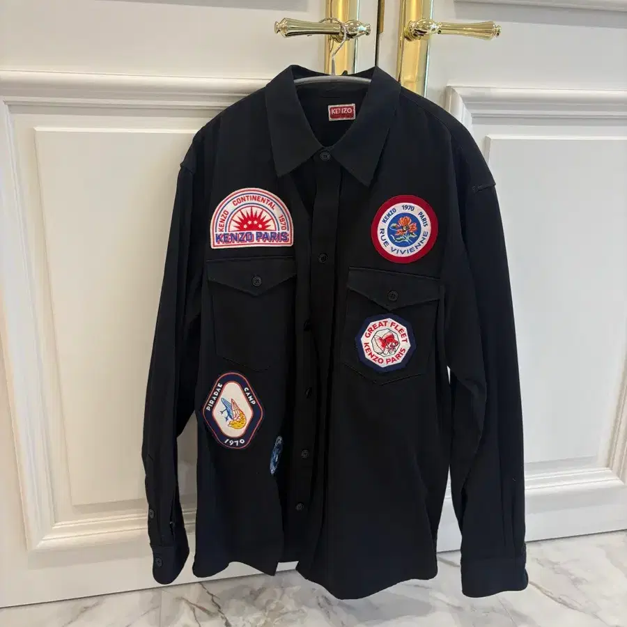 KENZO 패치 블랙자켓