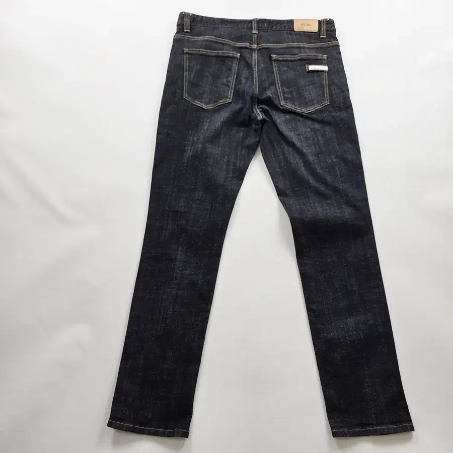플랙진 청바지 스판 슬림 진청 데님팬츠 사이즈34 R7002