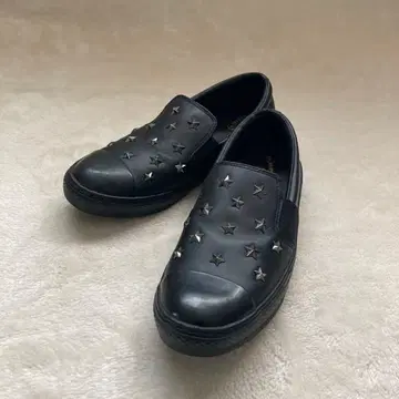CONVERSE coupe stars 슬립온 블랙 새상품급