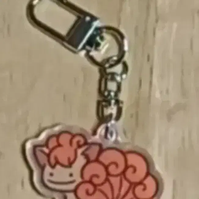 cu 메타몽 식스테일 아크릴 키링 2개