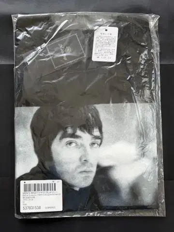 MEN'S BIGI x oasis 사진 T셔츠 블랙 M
