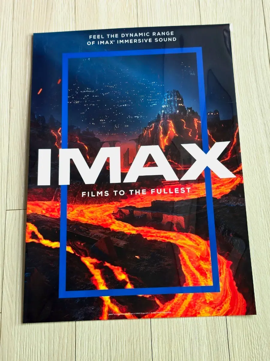 [2021초희귀한정판]영화 CGV공식 IMAX 아이맥스 용암 버전 스페셜 기념 포스터(A3)