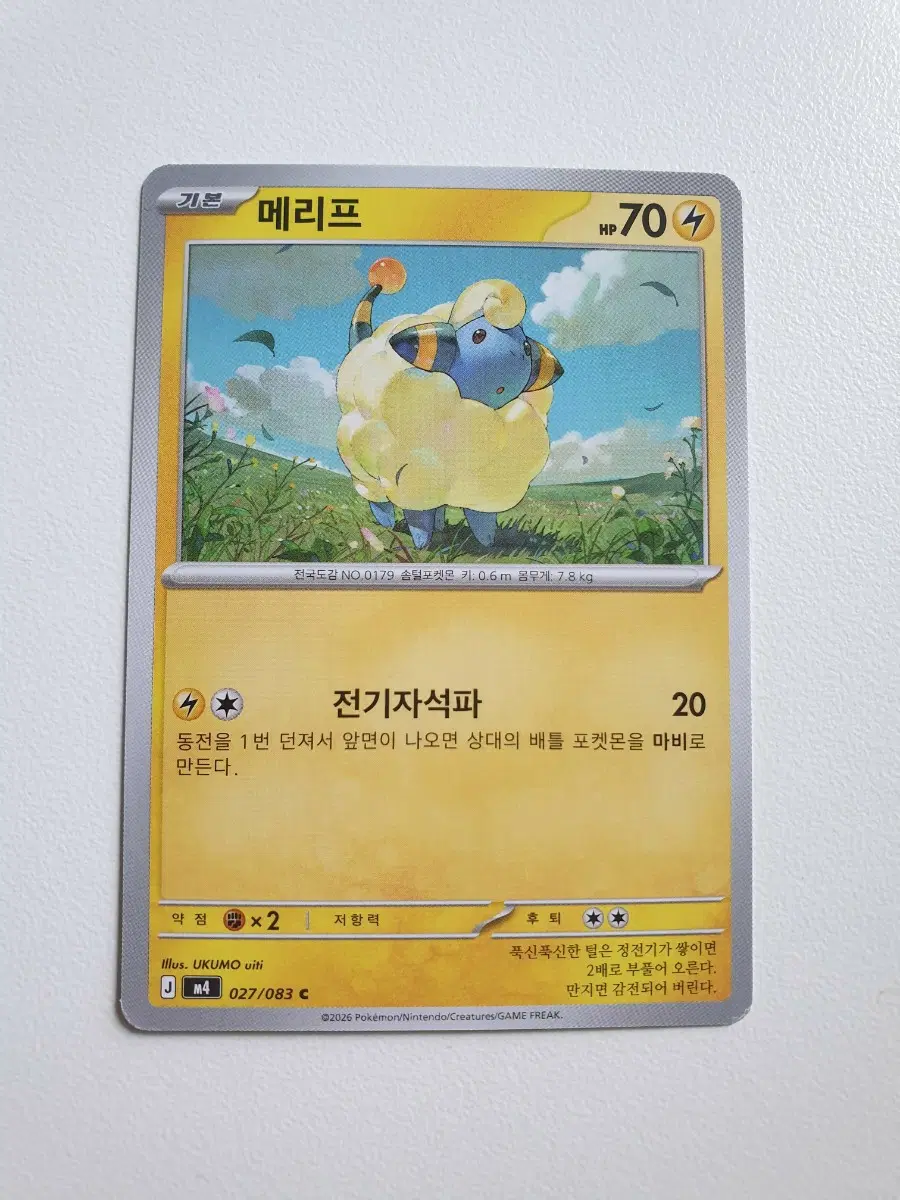 메리프 포켓몬카드