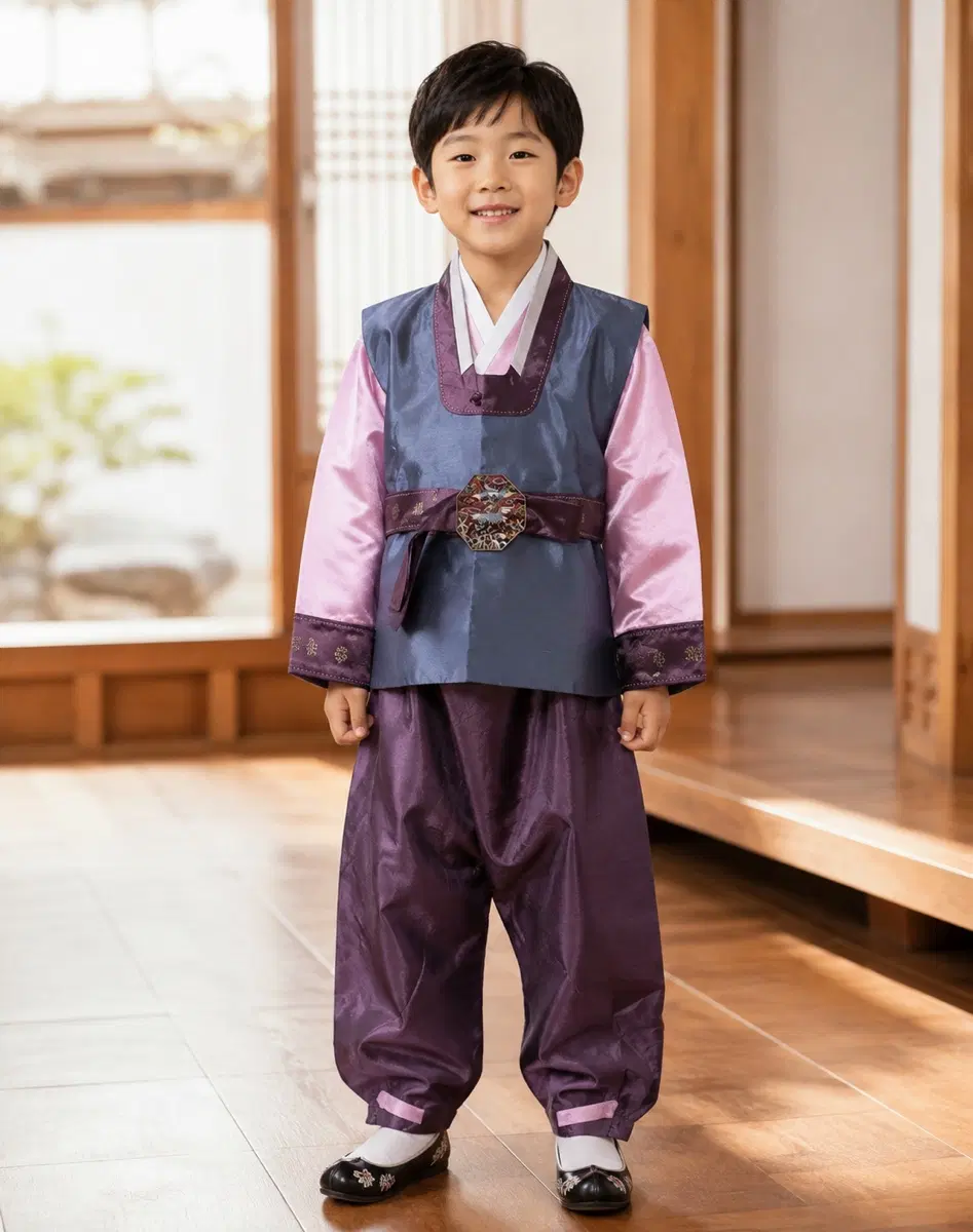 7세 130사이즈 남아 한복세트 예닮