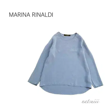 MARINA RINALDI 마리나 리날디 . 퓨어 실크 풀오버