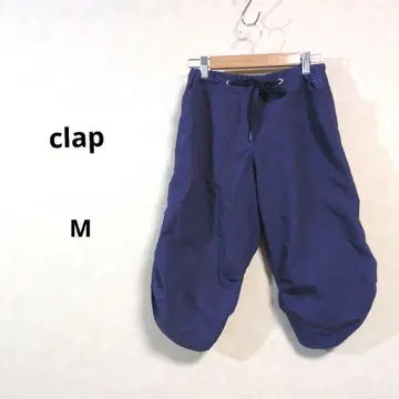 clap 7부 기장 팬츠 퍼플 여성용 M 사이즈 N693