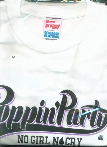 게키쿠로 NO GIRL NO CRY. Poppin'Party Poppin'Party 'NO GIRL NO CRY' S/S Tee 이치가야 아리사 ver. M