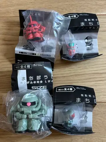 기다림 건담 샤아 자쿠 & 파이롯트 자쿠 (L 사이즈) & 파이롯트