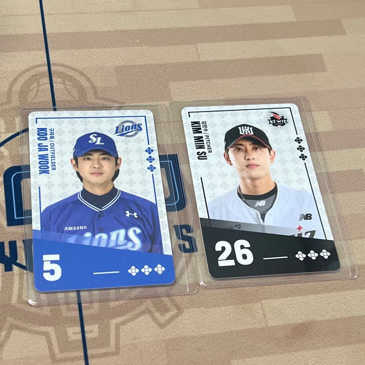 구자욱, 김민수 포토카드