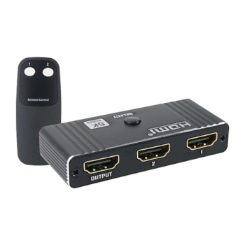 8K HDMI 2:1 리모컨 오디오 지원 모니터 선택기