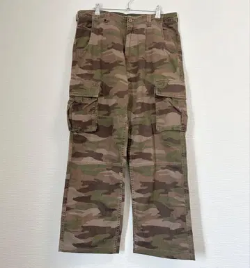 구제 카고 팬츠 카모 패턴 90s