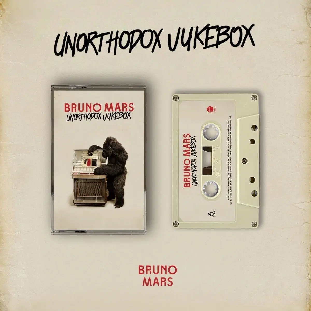 브루노 마스 Unorthodox Jukebox 카세트 테이프
