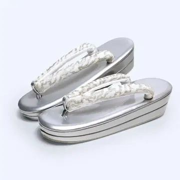 조리 LL 사이즈 단품 포멀 실버 은 결혼식 전통 예복 기모노 robeS-LL