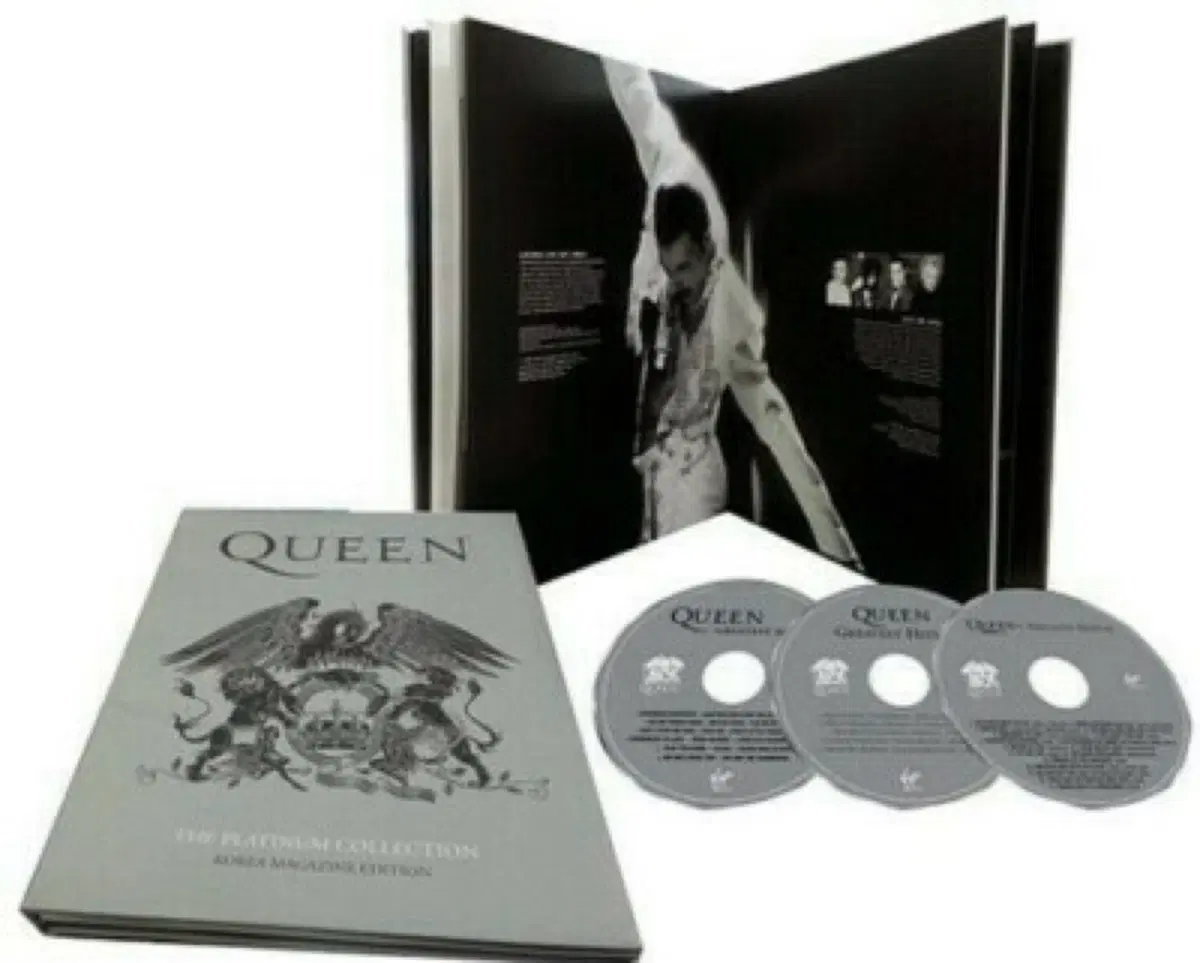 퀸 Platinum 3CD 매거진 에디션 앨범 시디 CD 프레디 머큐리
