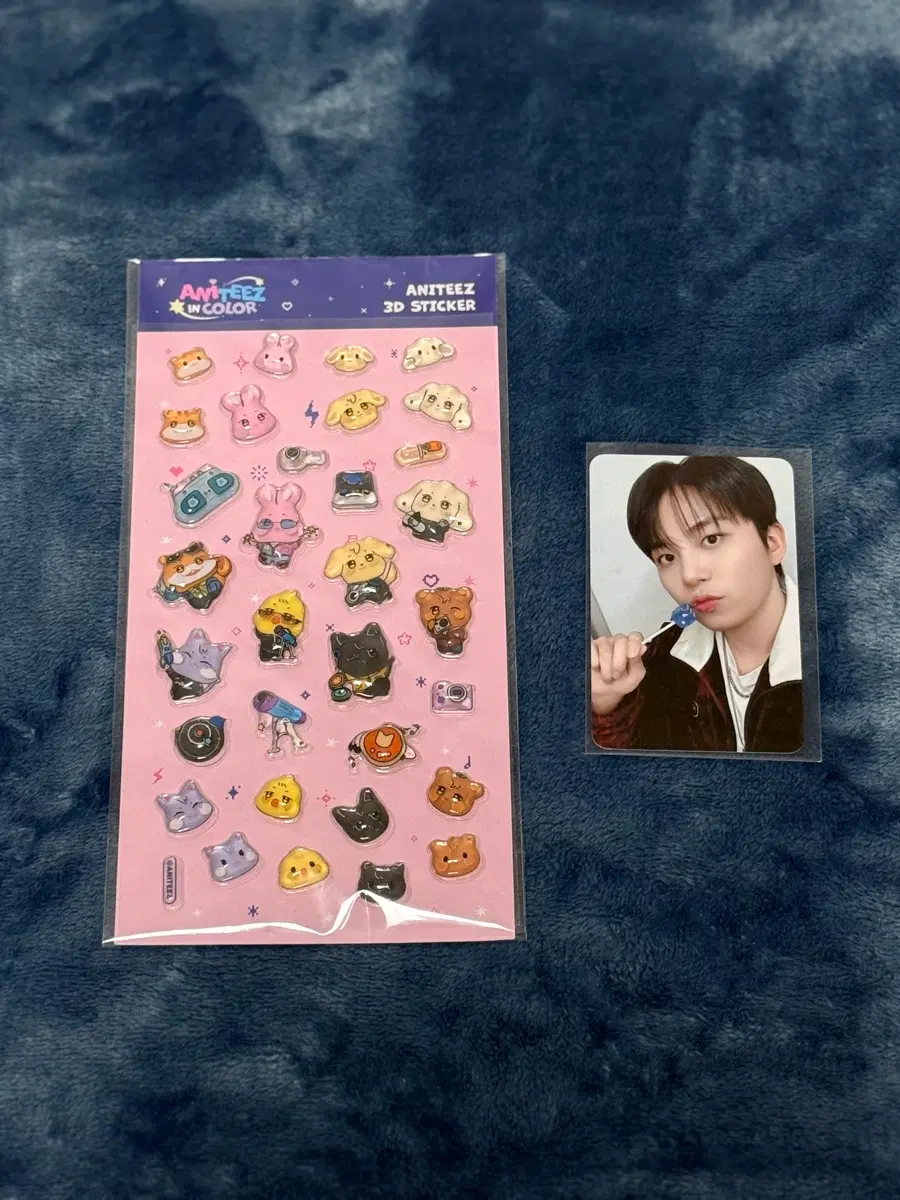 에이티즈 애니티즈 3D 입체 스티커 양도(종호포카포함)