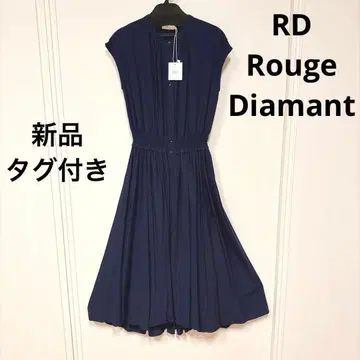 [새상품] RD Rouge Diamant 네이비 플레어 원피스 38