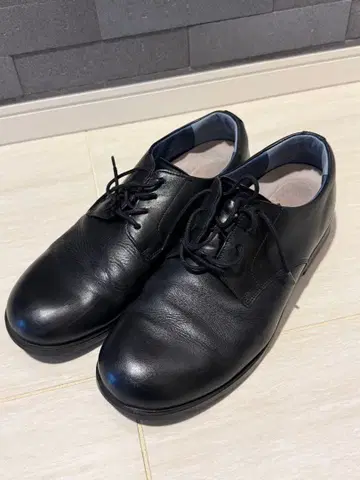 BIRKENSTOCK JAREN 재렌 가죽 신발 블랙 42