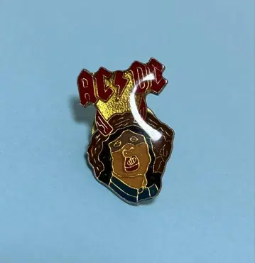 AC/DC 핀 배지 락밴드