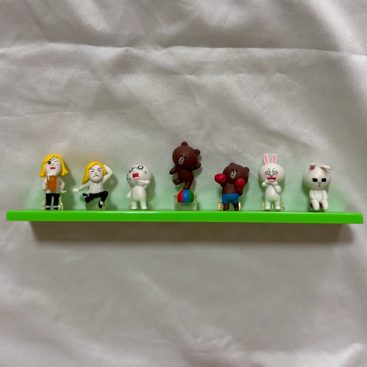 라인프렌즈 피규어 세트 7종
