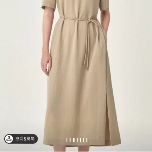 더캐시미어 크림베이지 드레스 55사이즈
