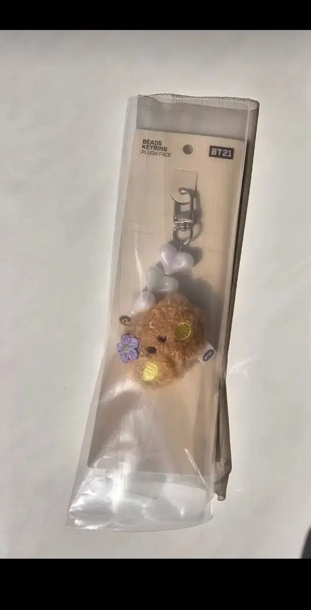 (미개봉) BT21 슈키 미니니 비즈 키링 플러시 페이스 방탄 bts