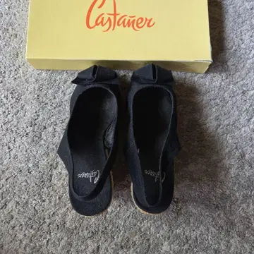 Castaner(카스타녜르) 웨지솔 샌들 블랙