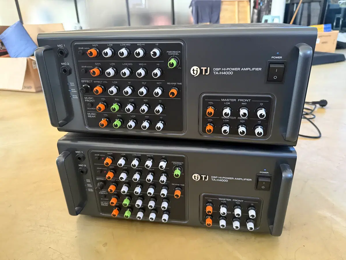 TJ DSP 하이파워 TA-H4000 노래방 앰프