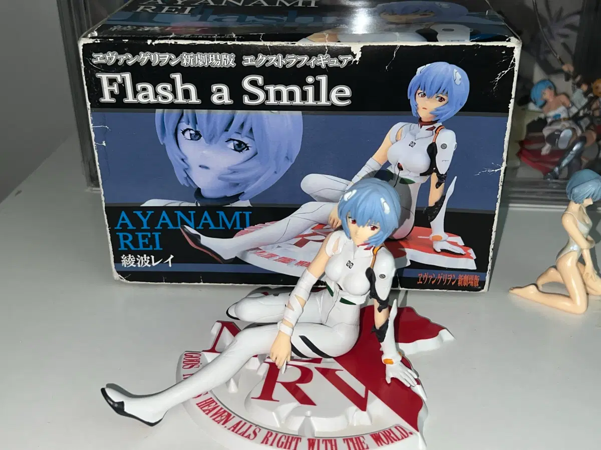 에반게리온 레이 flash a smile 피규어