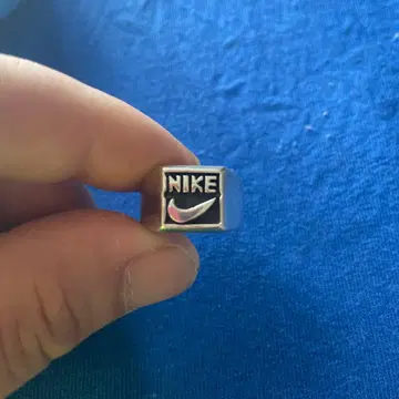 NIKE 로고 실버 반지