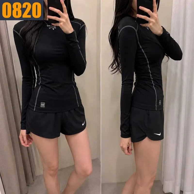 100 NIKE 나이키 프로 컴뱃 기능성 긴팔 티셔츠