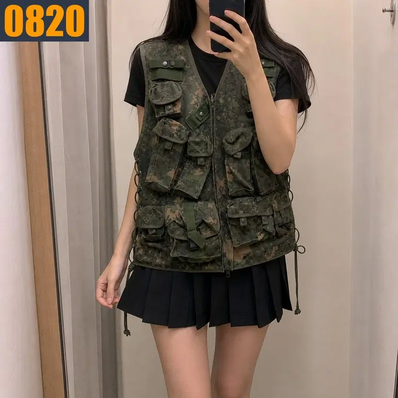 95-100 카모플라주 패턴 전술 조끼
